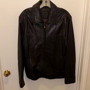 Men's Classic Black Leather Jacket